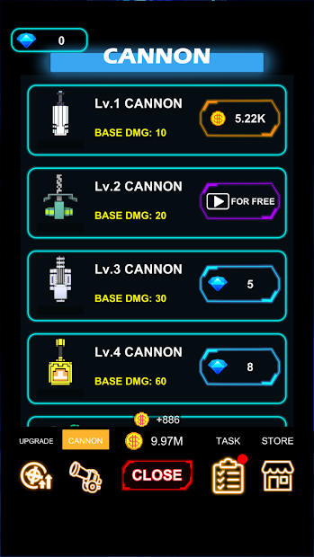 Cannon Defense-SciFi Idle