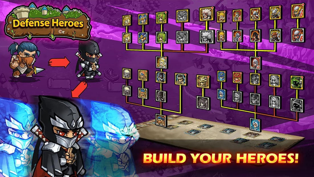 Defense Heroes: Defender War Tower Defense Offline