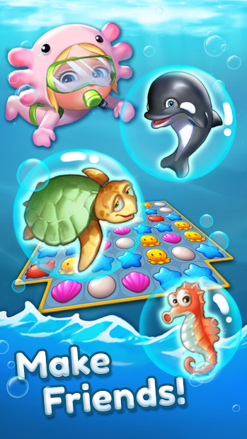 Ocean Friends : Match 3 Puzzle