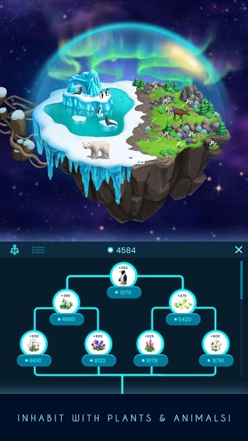 Evergreen - Space Gardens Idle Game