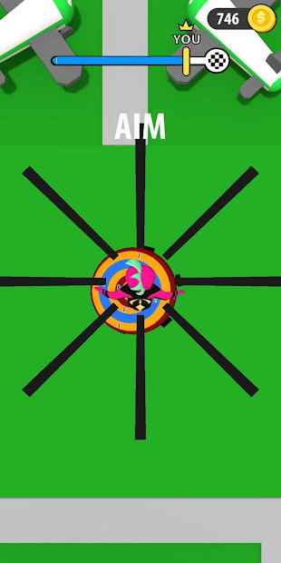 Catching in free fall