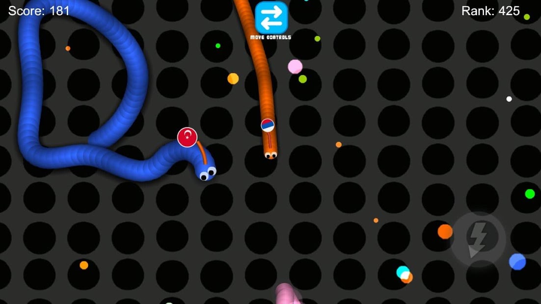 Snake io worms battle zone io