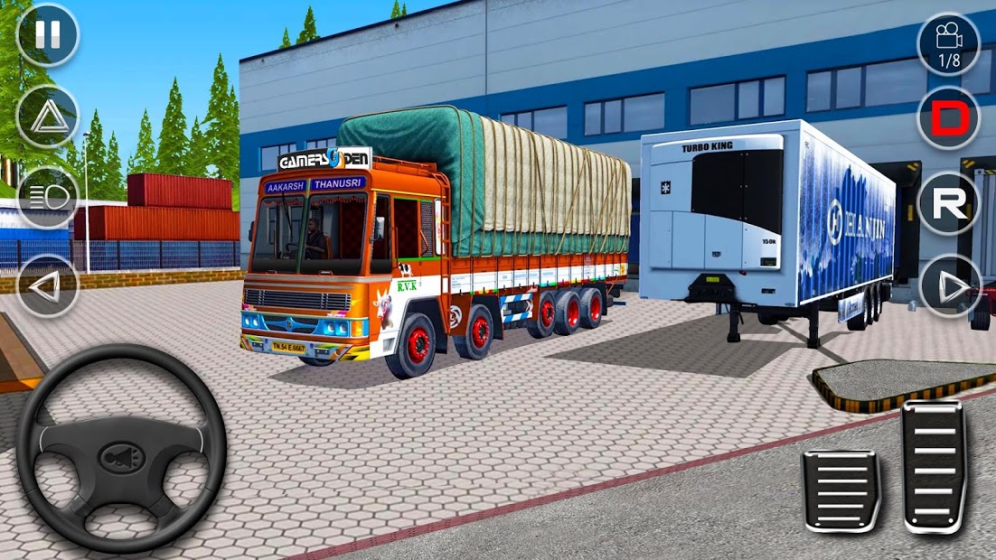 Real Euro Cargo Truck Simulator Driving Free Game