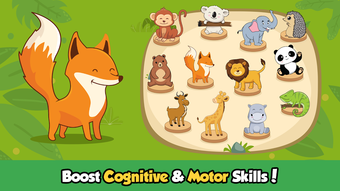 Toddler Puzzles for Kids - Baby Learning Games App