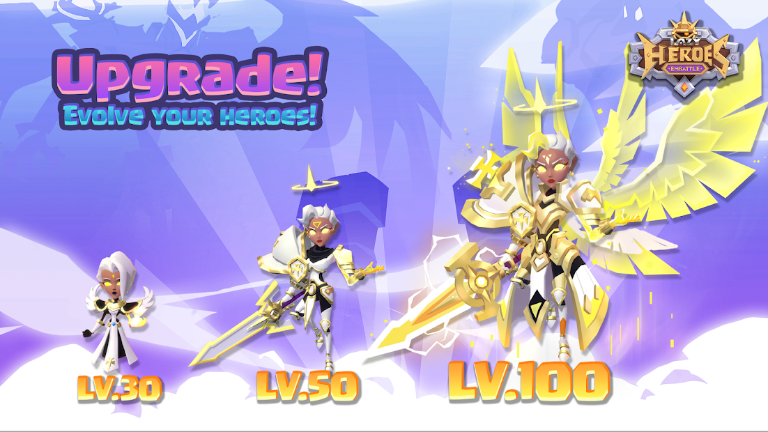 Lazy Heroes: Embattle - Strategy 3D Idle Game