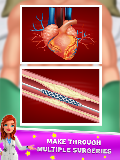 Open Heart Surgery Emergency Hospital Doctor Games