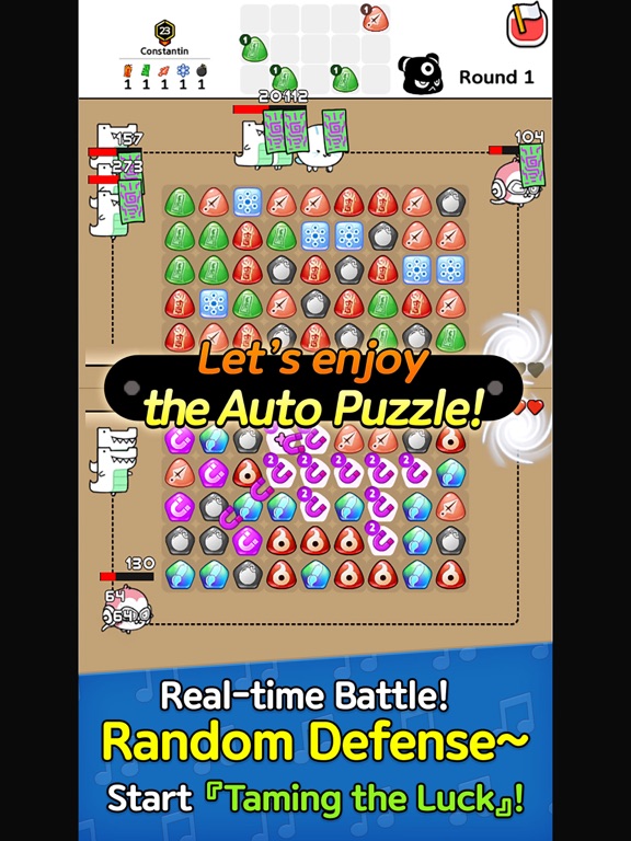 Auto Puzzle Defense : Ninja Block