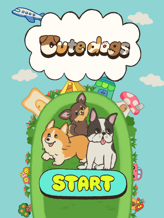 Cute dogs - collect as many dogs as possible-