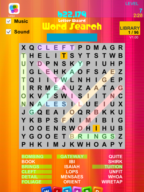 Letter Wizard Search