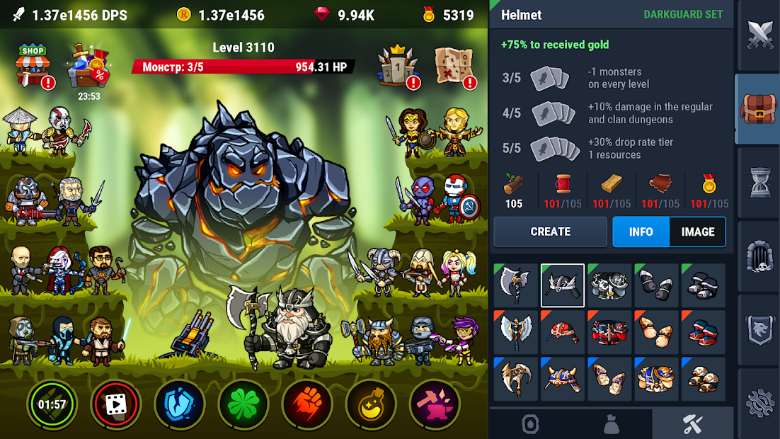 Taptic Heroes－Idle Tap RPG clicker games