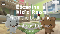 Escaping a  Kid's Room～The Adventures of Nyanzou&Kumakichi: Escape Game Series～
