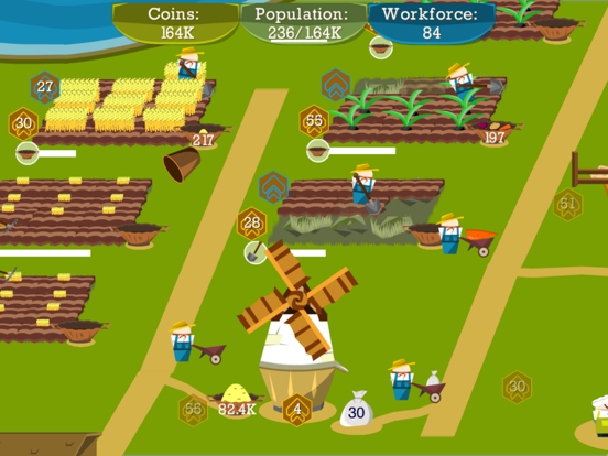 Farm and Mine: Idle farming and industry tycoon