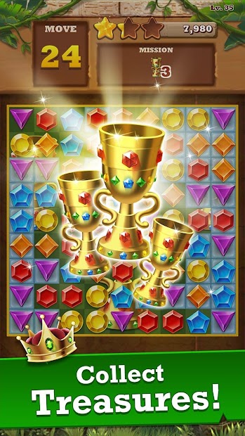 Jungle Gem Blast: Match 3 Jewel Crush Puzzles