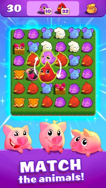 Link Pets: Match 3 puzzle game with animals