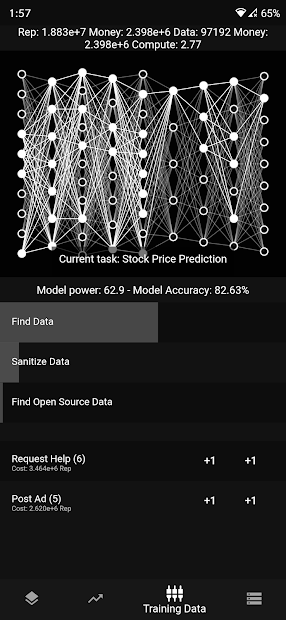 Perceptron - An Idle Game